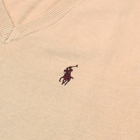 RL Tan Sleeveless Sweater